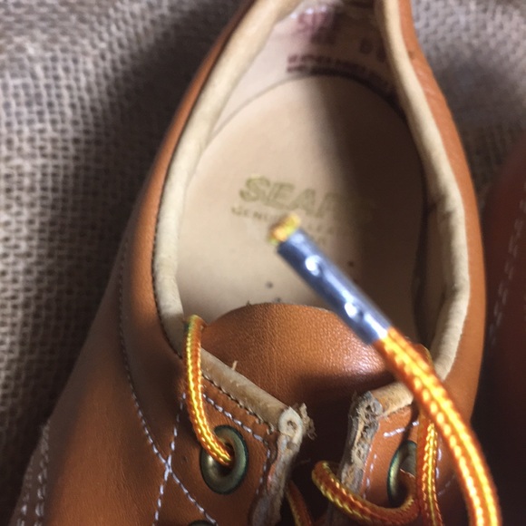Vintage Sears Leather Lace Up Shoe Men’s Lug shoe main image 12